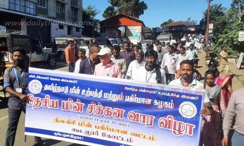 மின் சிக்கன விழிப்புணர்வு பேரணி