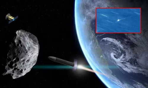 சிறுகோளின் 10 லட்சம் கிலோ பாறைகள், தூசுகள் விண்ணில் வெளியேற்றம்:  நாசா அமைப்பு