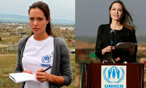 ஐ.நா. சிறப்பு தூதர் பதவியில் இருந்து ஏஞ்சலினா ஜோலி திடீர் விலகல்