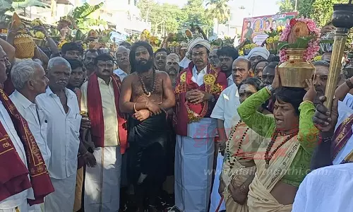 காலபைரவர் கோவிலில் பால்குட ஊர்வலம்