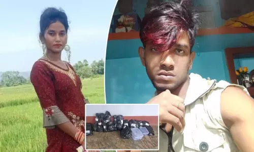 இளம்பெண்ணை கொன்று 50 துண்டுகளாக கூறுபோட்ட கணவர்...! இளம்பெண்ணை கொன்று 50 துண்டுகளாக கூறுபோட்ட கணவர்...!