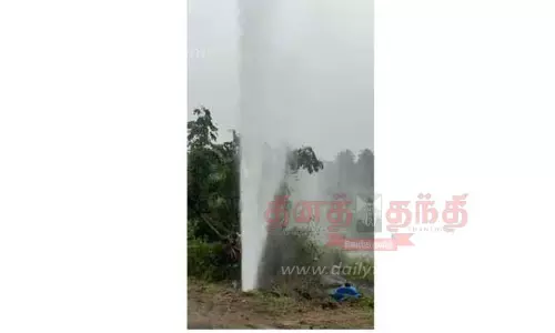 குழாய் உடைந்து வீணாகும் குடிநீர்