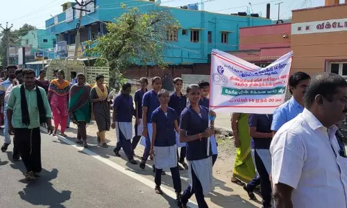 திண்டுக்கல் பொன்னகரத்தில் மின்சார சிக்கன விழிப்புணர்வு ஊர்வலம்