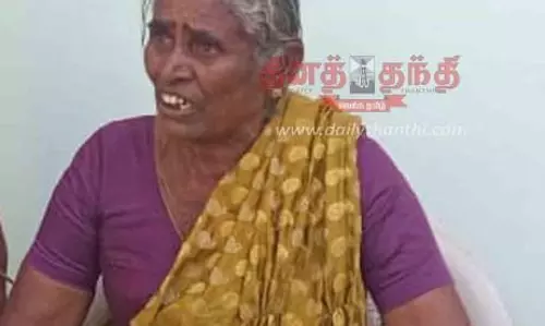 ஈரோடு கலெக்டர் அலுவலகத்தில் தீக்குளிக்க முயன்ற மூதாட்டியால் பரபரப்பு