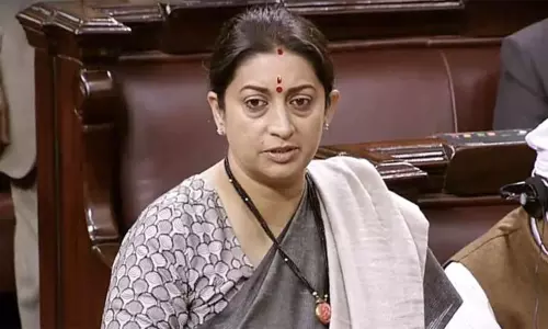 செக்ஸ் உறவுக்கான வயதை குறைக்க திட்டமா? - மாநிலங்களவையில் மந்திரி ஸ்மிருதி இரானி பதில்