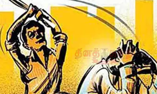 தொழிலாளி கட்டையால் அடித்துக்கொலை தொழிலாளி கட்டையால் அடித்துக்கொலை