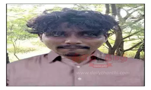 ஆசிரியையிடம் பறித்த தங்கச்சங்கிலி கொள்ளையனின் வயிற்றில் இருந்தது