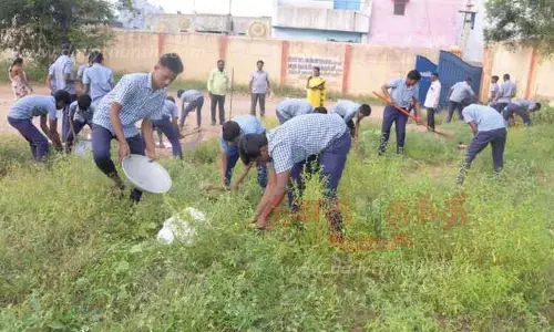 நாட்டு நலப்பணி திட்ட சிறப்பு முகாம்