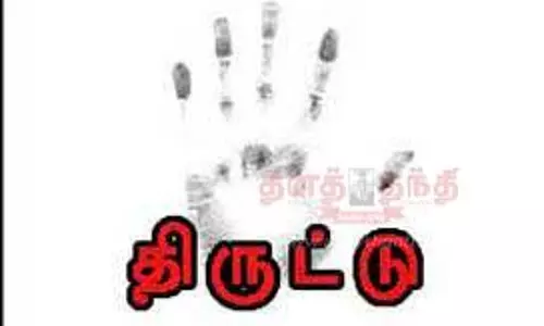 ஆசிரியை உள்பட 2 பேர் வீடுகளில் நகை-பணம் திருட்டு