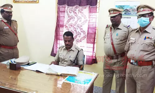 லத்தேரி, பனமடங்கி போலீஸ் நிலையங்களில் துணை போலீஸ் சூப்பிரண்டு ஆய்வு