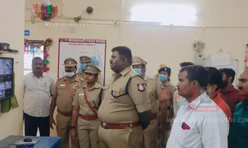 மாரண்டஅள்ளியில்குற்றச்சம்பவங்களை தடுக்க 26 கண்காணிப்பு கேமராக்கள்போலீஸ் சூப்பிரண்டு கலைச்செல்வன் தொடங்கி வைத்தார்