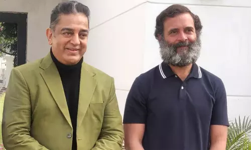 மநீம தலைவர் கமல்ஹாசனுக்கு நன்றி தெரிவித்த ராகுல்காந்தி மநீம தலைவர் கமல்ஹாசனுக்கு நன்றி தெரிவித்த ராகுல்காந்தி