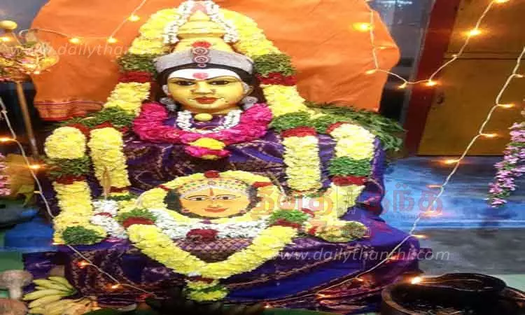 வேப்பமரத்து மாரியம்மன் கோவில் பொங்கல் திருவிழா;பூச்சாட்டுதலுடன் தொடங்கியது வேப்பமரத்து மாரியம்மன் கோவில் பொங்கல் திருவிழா;பூச்சாட்டுதலுடன் தொடங்கியது