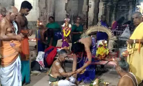 ஆருத்ரா திருவிழா காப்பு கட்டுதலுடன் தொடக்கம் ஆருத்ரா திருவிழா காப்பு கட்டுதலுடன் தொடக்கம்