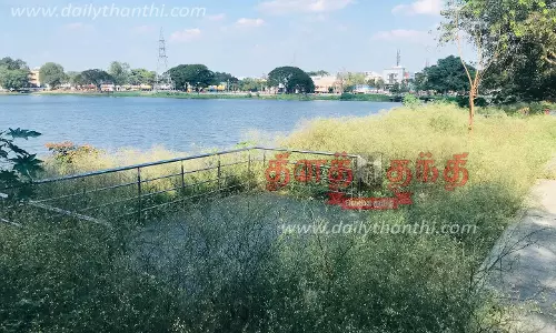 கோடிகளை கொட்டியும் புதர்மண்டிக் கிடக்கும் குளங்கள்