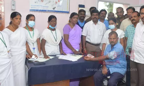 கிருஷ்ணகிரியில்அரசு போக்குவரத்து கழக பணியாளர்களுக்கு மருத்துவ முகாம் கிருஷ்ணகிரியில்அரசு போக்குவரத்து கழக பணியாளர்களுக்கு மருத்துவ முகாம்