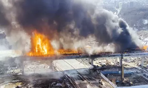 தென்கொரியாவில் குகைப்பாதையில் தீ விபத்து; 6 பேர் சாவு