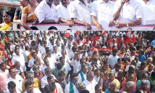 ஈரோட்டில் அ.தி.மு.க.வினர் ஆர்ப்பாட்டம்