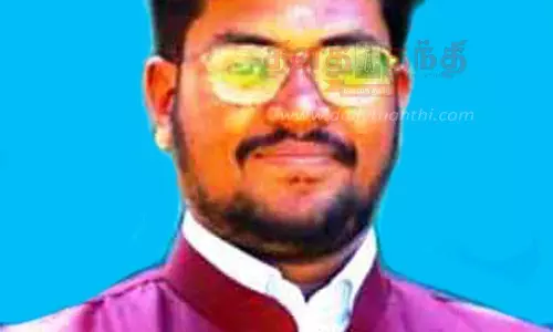 டிப்பர் லாரி மோதி கல்லூரி மாணவர் பலி