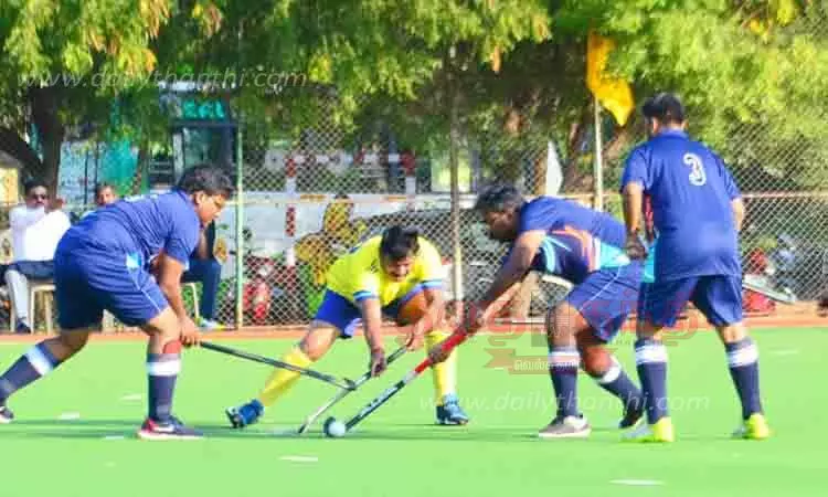 வங்கிகளுக்கு இடையேயான ஆக்கி போட்டி -மதுரையில் தொடங்கியது