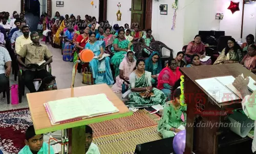 ஆங்கில புத்தாண்டையொட்டிதேவாலயங்களில் சிறப்பு பிரார்த்தனை