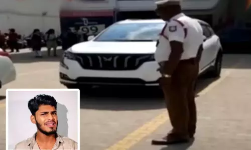 டி.டி.எப் வாசன் வந்த காரை பறிமுதல் செய்த போக்குவரத்து போலீசார்...!