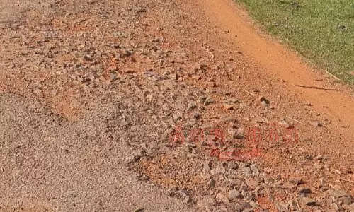 குண்டும், குழியுமான சாலை சீரமைக்கப்படுமா?