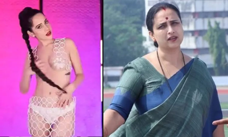 ஏதாவது தெரியுதா...!  என்னை கைது செய்ய முடியாது...! உர்பி ஜாவித் சவால்