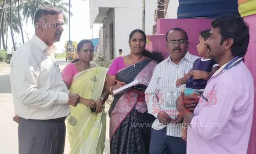 பள்ளி செல்லா மாணவர்கள் கணக்கெடுக்கும் பணி