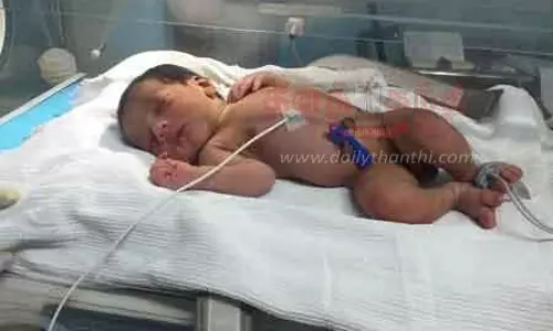 குப்பை தொட்டியில் வீசப்பட்ட ஆண் சிசு மீட்பு