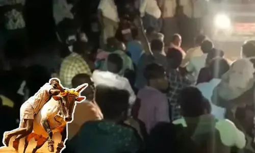 தச்சங்குறிச்சி ஜல்லிக்கட்டுக்கு மாவட்ட கலெக்டர் அனுமதி மறுப்பு: விழா கமிட்டியினர் போராட்டம்