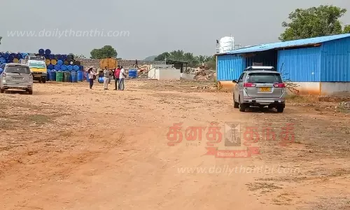 பா.ம.க. நிர்வாகி தொழிற்சாலையில் வருமான வரித்துறையினர் சோதனை