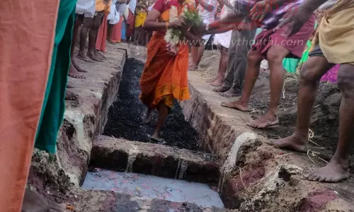 பகவதியம்மன் கோவிலில் தீமிதி விழா பகவதியம்மன் கோவிலில் தீமிதி விழா