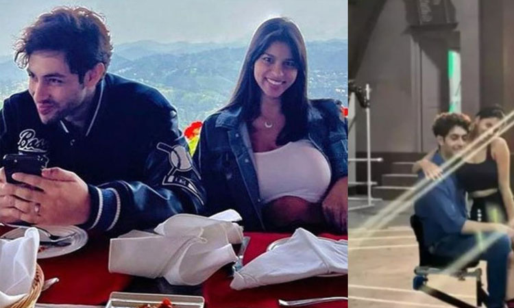 பாலிவுட் சூப்பர் ஸ்டார் அமிதாப்பச்சன் பேரனை காதலிக்கும் ஷாருக்கான் மகள்...!