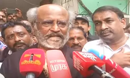 நல்ல நண்பரை இழந்துவிட்டேன்... சுதாகர் உடலுக்கு அஞ்சலி செலுத்தியபின் ரஜினிகாந்த் உருக்கம்