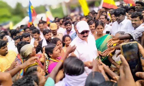 என்.எல்.சி. நிர்வாகத்தை கண்டித்து அன்புமணி ராமதாஸ் 2-வது நாளாக நடைபயணம்