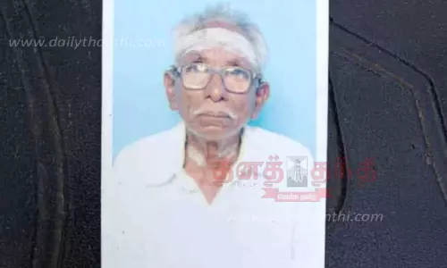 லாரி மோதி முதியவர் சாவு லாரி மோதி முதியவர் சாவு