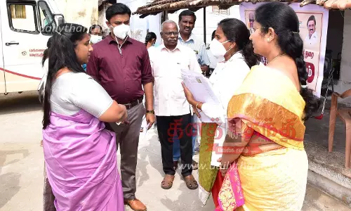 மர்ம காய்ச்சலுக்கு குழந்தை பலி:நன்செய் இடையாற்றில் நோய் தடுப்பு பணிகளை கலெக்டர் ஆய்வு