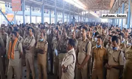 சபரிமலையில் மகரவிளக்கு ஏற்பாடுகள் தீவிரம்; பாதுகாப்பு பணிக்கு 3 ஆயிரம் போலீசார் குவிப்பு