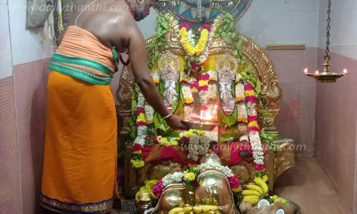 இரட்டை பிள்ளையார் கோவிலில் சங்கடகர சதுர்த்தி அபிஷேகம்