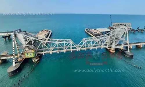 பாம்பன் ரெயில் பாலத்தில் மறு அறிவிப்பு வரும் வரை பயணிகள் ரெயில் போக்குவரத்து ரத்து