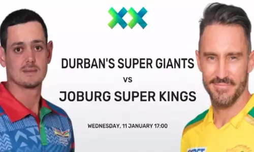 தென்ஆப்பிரிக்கா 20 ஓவர் லீக்: டர்பன் சூப்பர் ஜெயண்ட்ஸ் - ஜோபர்க் சூப்பர் கிங்ஸ் அணிகள் இன்று மோதல்...!