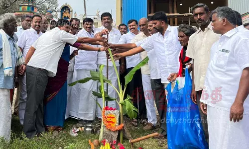 ரூ.20 லட்சத்தில் சிமெண்டு சாலை அமைக்க பூமி பூஜை