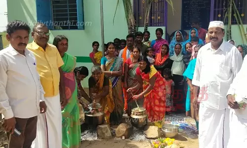 இந்துக்கள்-முஸ்லிம்கள் பங்கேற்ற சமத்துவ பொங்கல் விழா