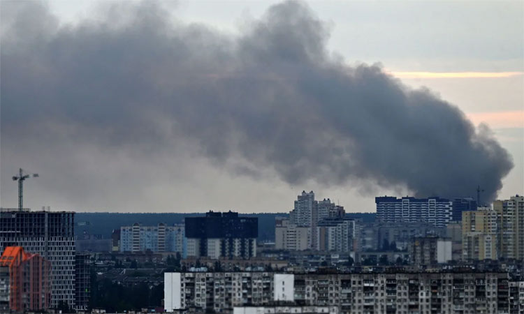 உக்ரைன் தலைநகரில் ரஷியா ஏவுகணை மழை..!!