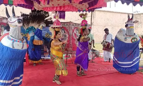 தரங்கம்பாடி டேனிஷ் கோட்டையில் பாரம்பரிய கலை விழா