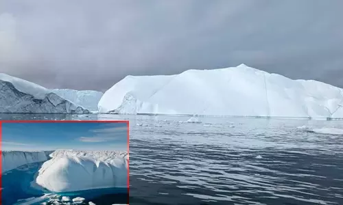 கிரீன்லாந்தில் 1000 ஆண்டுகள் இல்லாத அளவு வெப்பநிலை... எச்சரிக்கும் ஆய்வாளர்கள் கிரீன்லாந்தில் 1000 ஆண்டுகள் இல்லாத அளவு வெப்பநிலை... எச்சரிக்கும் ஆய்வாளர்கள்