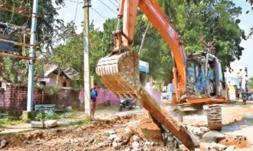 திருப்போரூர் பேரூராட்சியில் ரூ.1 கோடியில் சாலை அமைக்கும் பணி தொடக்கம்