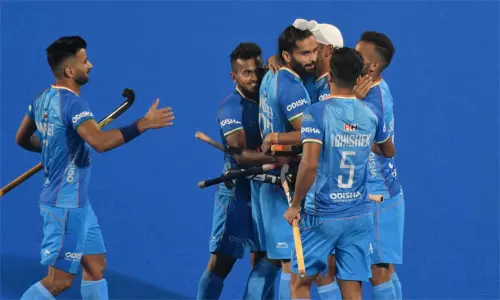உலகக் கோப்பை ஆக்கி: வேல்ஸ் அணியை வீழ்த்தி இந்தியா வெற்றி உலகக் கோப்பை ஆக்கி: வேல்ஸ் அணியை வீழ்த்தி இந்தியா வெற்றி