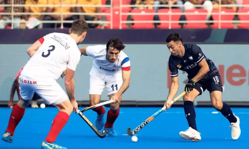 ஹாக்கி உலககோப்பை: அர்ஜென்டினா-பிரான்ஸ் அணிகளுக்கு இடையேயான ஆட்டம் டிரா...! ஹாக்கி உலககோப்பை: அர்ஜென்டினா-பிரான்ஸ் அணிகளுக்கு இடையேயான ஆட்டம் டிரா...!